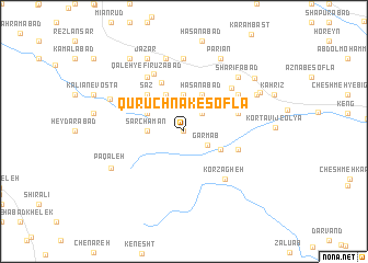 map of Qūrūch Nak-e Soflá