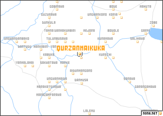 map of Qurzan Maikuka