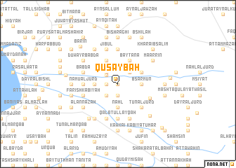 map of Quşaybah