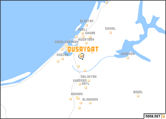 map of Quşaydāt