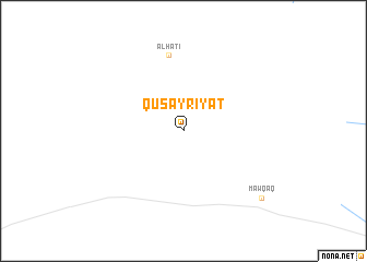 map of Quşayrīyāt