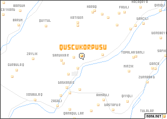 map of Quşçu Körpüsü