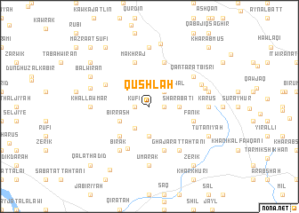 map of Qushlah