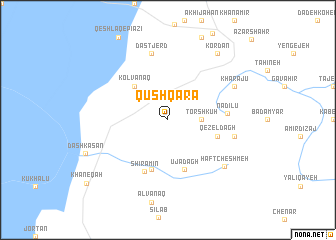 map of Qūshqarā