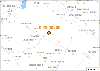 map of Qūshqāyah