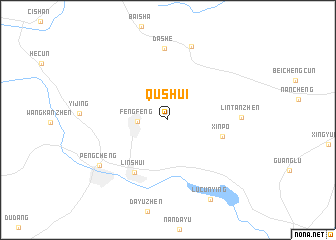 map of Qushui