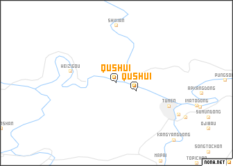 map of Qushui