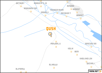 map of Qūsh