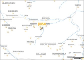 map of Qūsh