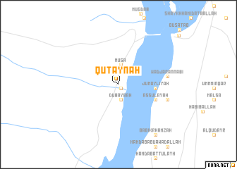 map of Quţaynah