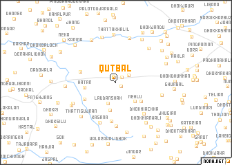 map of Qutbāl