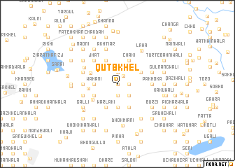 map of Qutb Khel