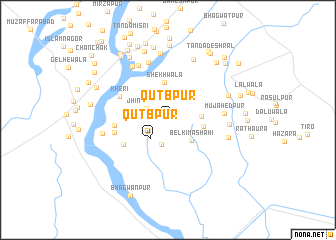 map of Qutbpur