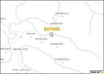 map of Quthing