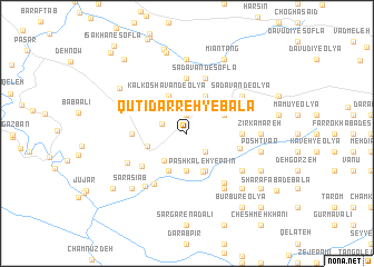 map of Qūţī Darreh-ye Bālā
