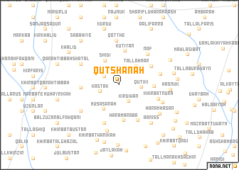 map of Quţshānah