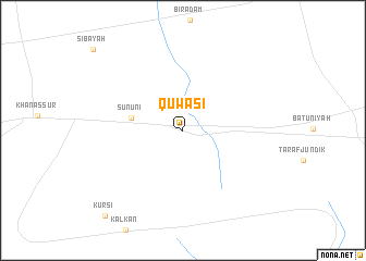 map of Quwasī