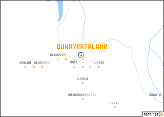 map of Quwayrat Āl ‘Amr