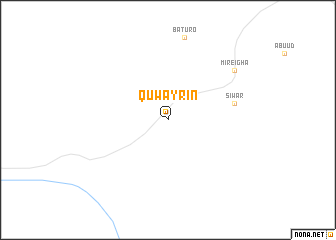 map of Quwayrin