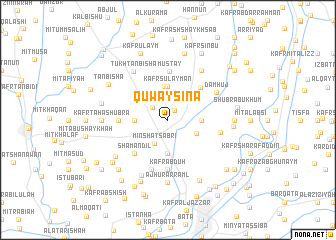 map of Quwaysinā