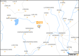 map of Quxi