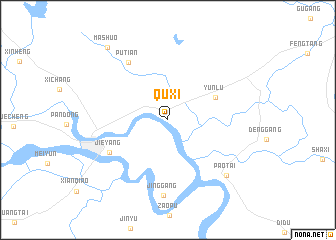 map of Quxi