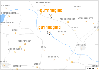 map of Quyangqiao