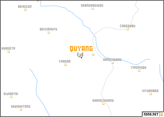 map of Quyang