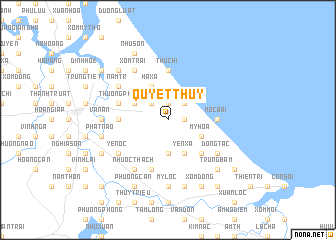map of Quyêt Thủy