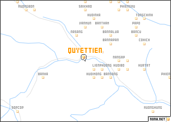 map of Quyết Tiến