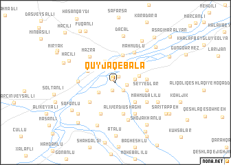 map of Qūyjāq-e Bālā