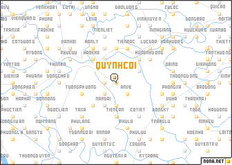 map of Quỳnh Côi
