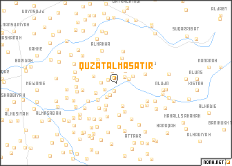 map of Quz‘at al Masātīr