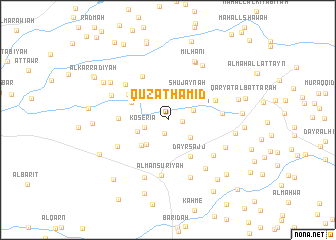 map of Quz‘at Ḩāmid