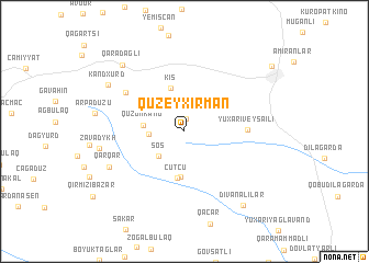 map of Quzeyxırman