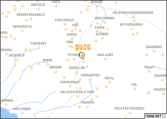 map of Qūzg