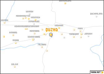 map of Qūzhd