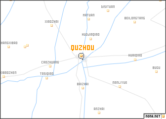map of Quzhou
