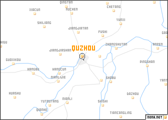 map of Quzhou