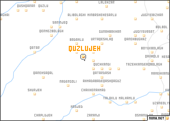 map of Qūzlūjeh