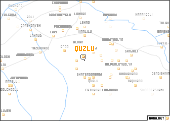 map of Qūzlū