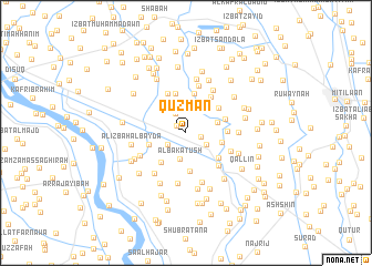 map of Quzmān