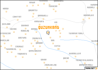 map of Quzumkǝnd