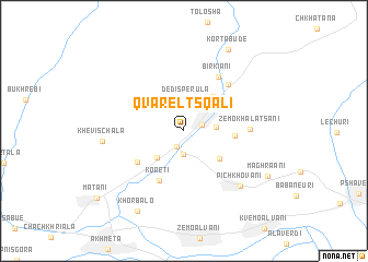 map of Qvareltsqali