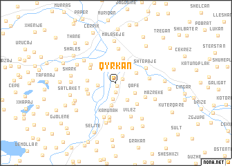 map of Qyrkan