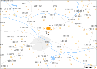 map of Raadi