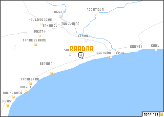 map of Raadna