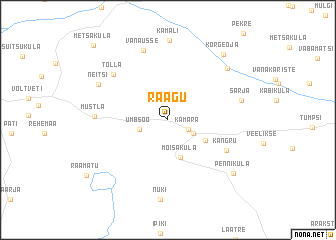 map of Räägu