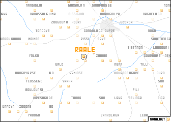 map of Raalé