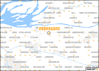 map of Raamsdonk